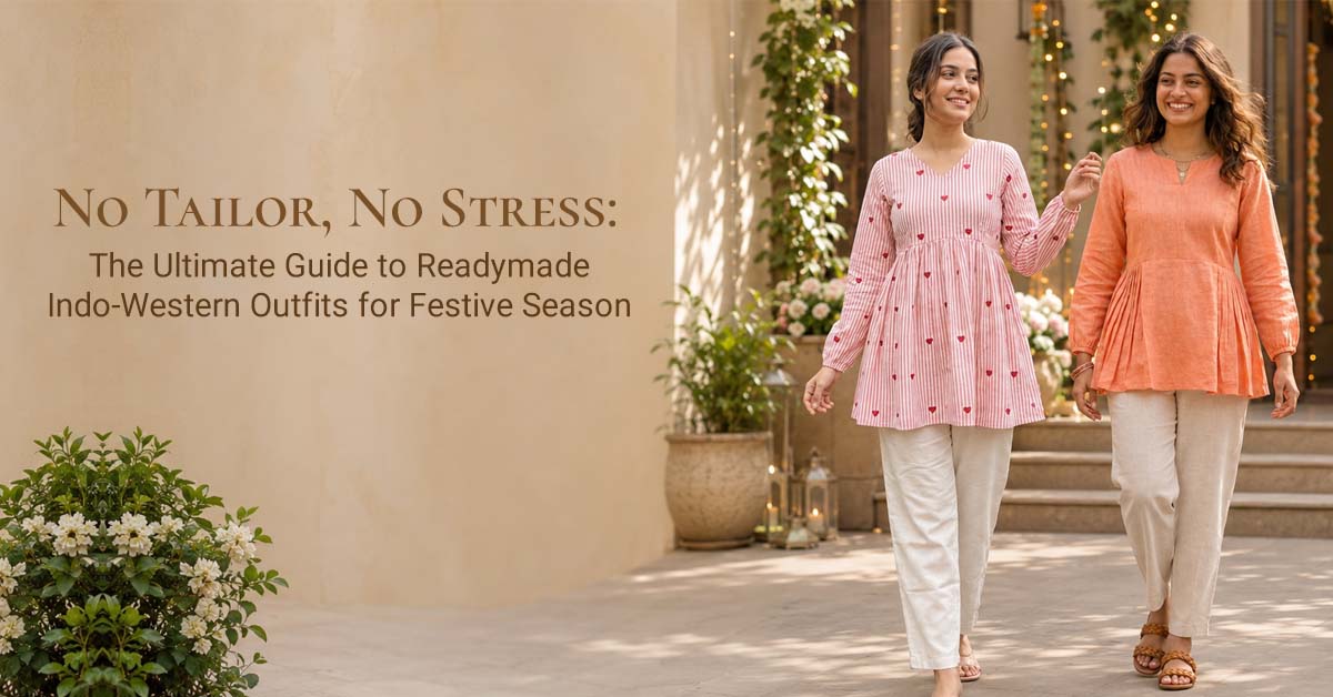 No Tailor, No Stress: The Ultimate Guide to Readymade Indo-Western Outfits for Festive Season