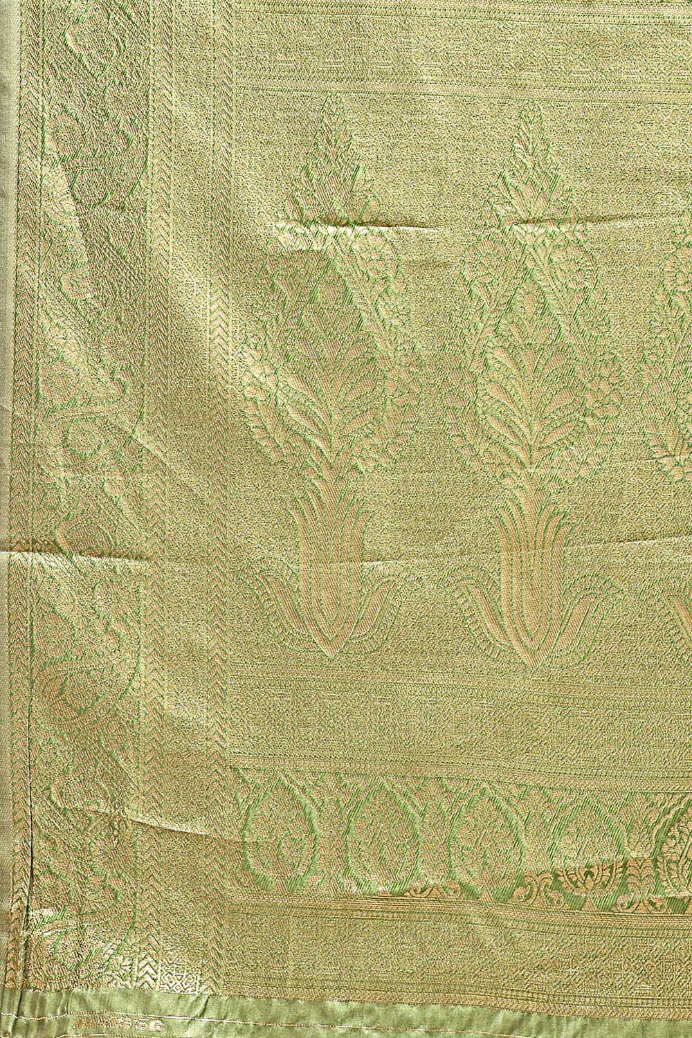 Tempting Light Green Color Banarasi Silk Two Tone Saree | Buy Online India