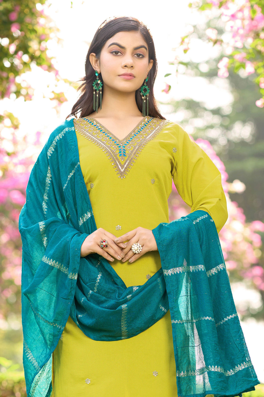 Yellow Color Exquisite Readymade Salwar Suit In Art Silk Fabric | Buy Online India