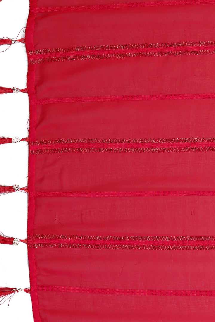 Amazing Red Color Georgette Fabric Party Style Saree | Buy Online India
