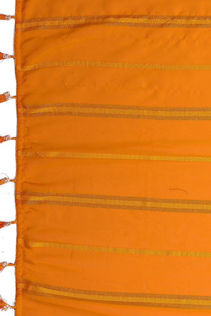 Soothing Yellow Color Georgette Fabric Party Style Saree | Buy Online India