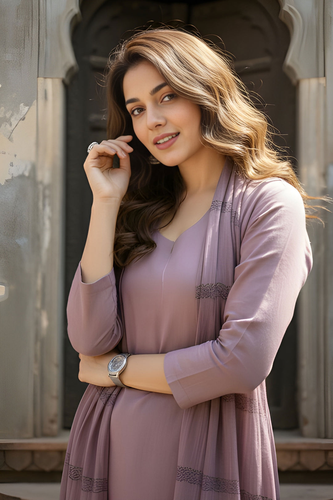 Pink Color Cotton Fabric Stunning Readymade Salwar Suit | Buy Online India
