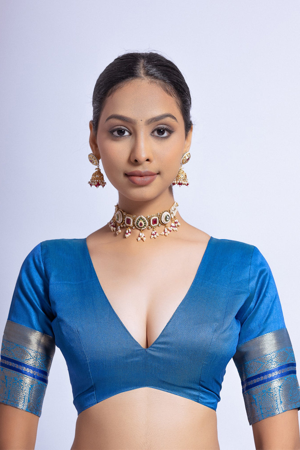 Attractive Sea Green Color Meenakari Zari Weaving Work Raw Silk Designer Saree | Buy Online India