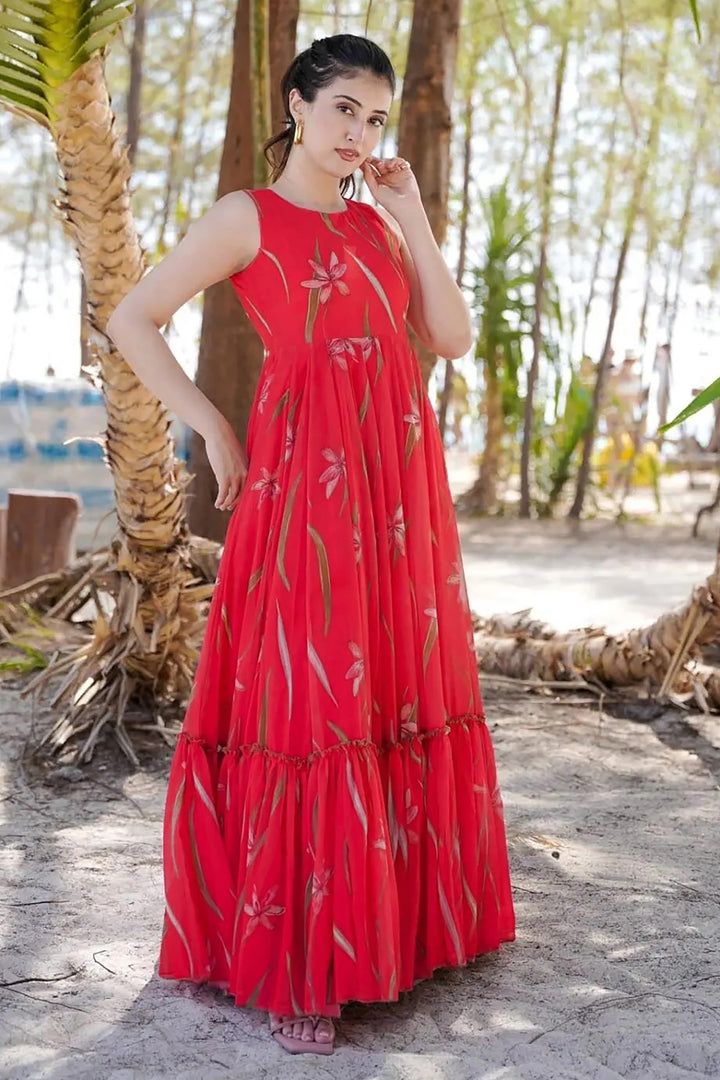 Trendy Pink Color Stylish Anarkali Gown | Buy Online India