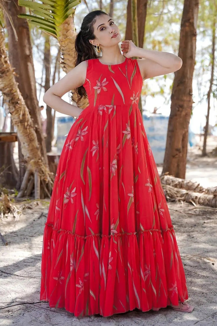 Trendy Pink Color Stylish Anarkali Gown | Buy Online India