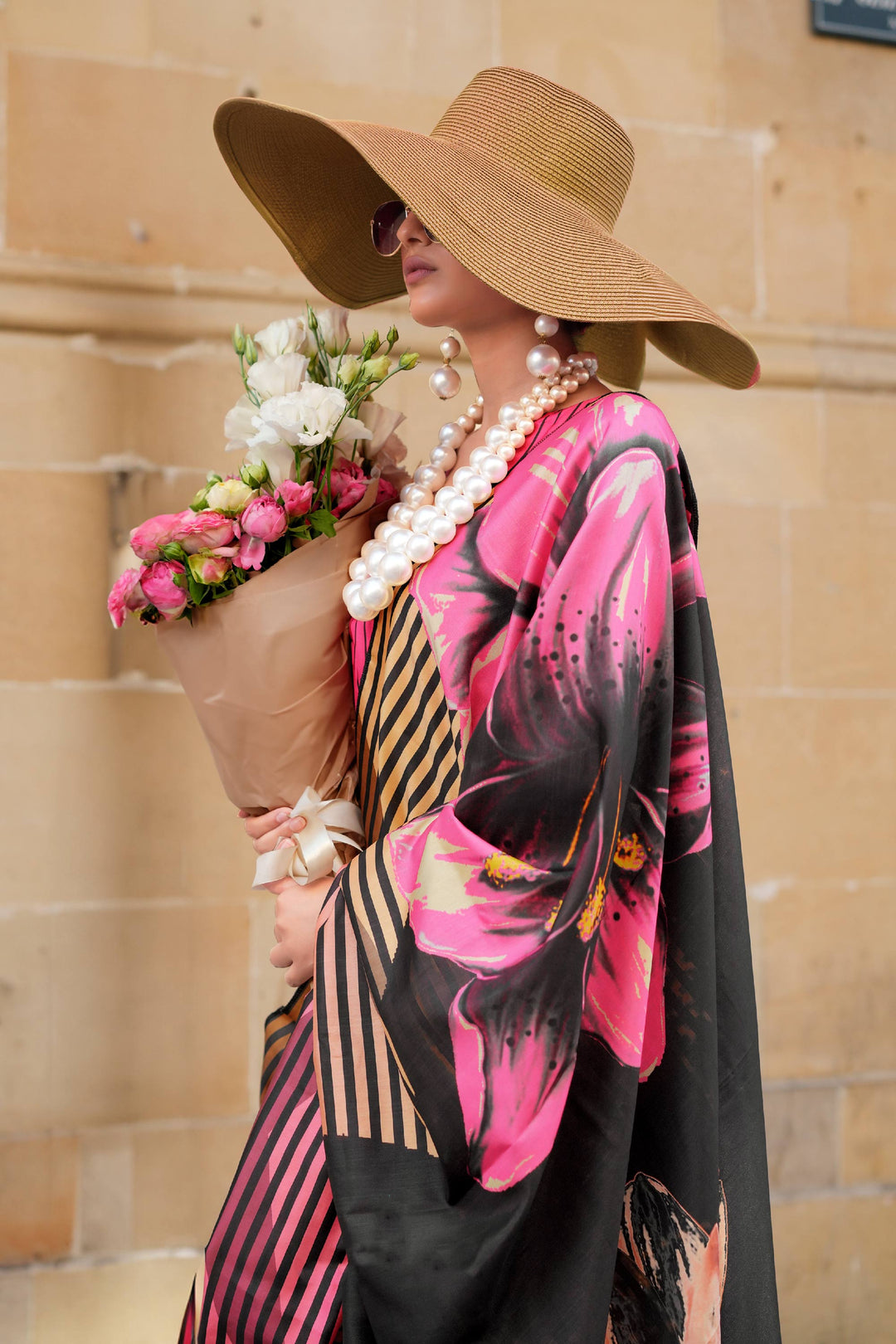 Excellent Art Silk Fabric Multi Color Digital Printed Saree | Buy Online India