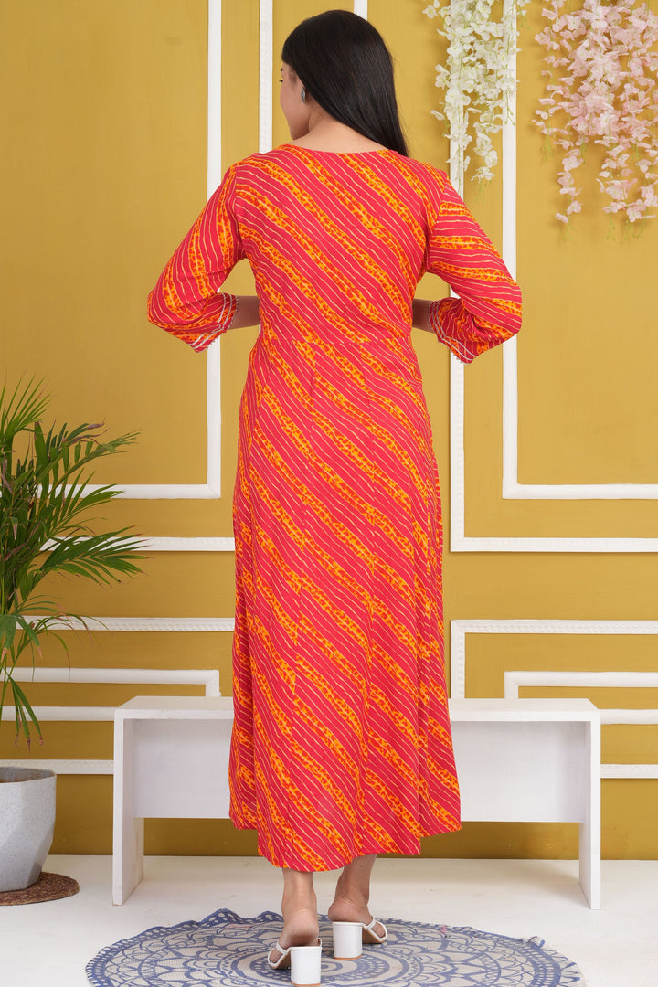 Cotton Rayon Pink Color Gorgeous Readymade Kurti | Buy Online India