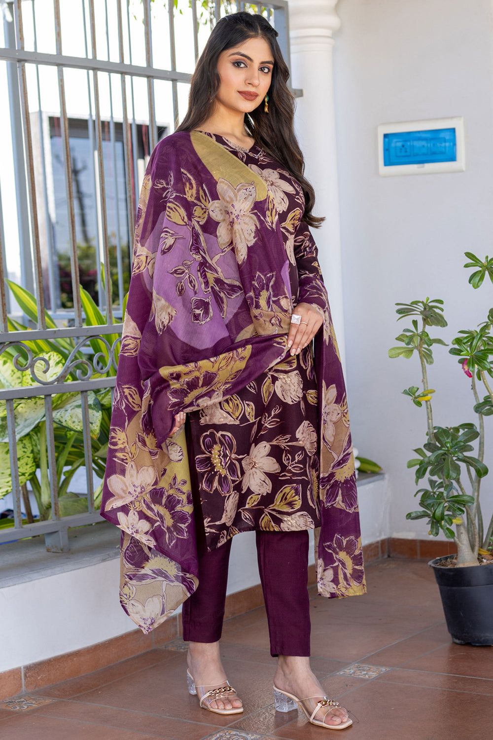 Exclusive Dark Green Color Readymade Salwar Suit In Cotton Fabric | Buy Online India