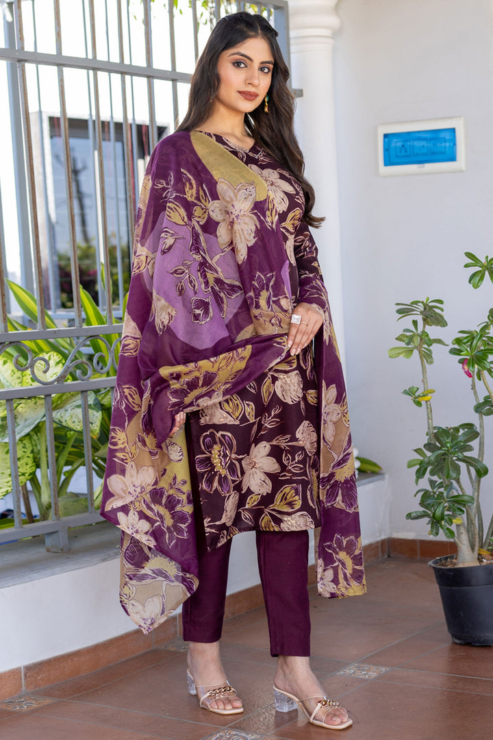 Exclusive Dark Green Color Readymade Salwar Suit In Cotton Fabric | Buy Online India