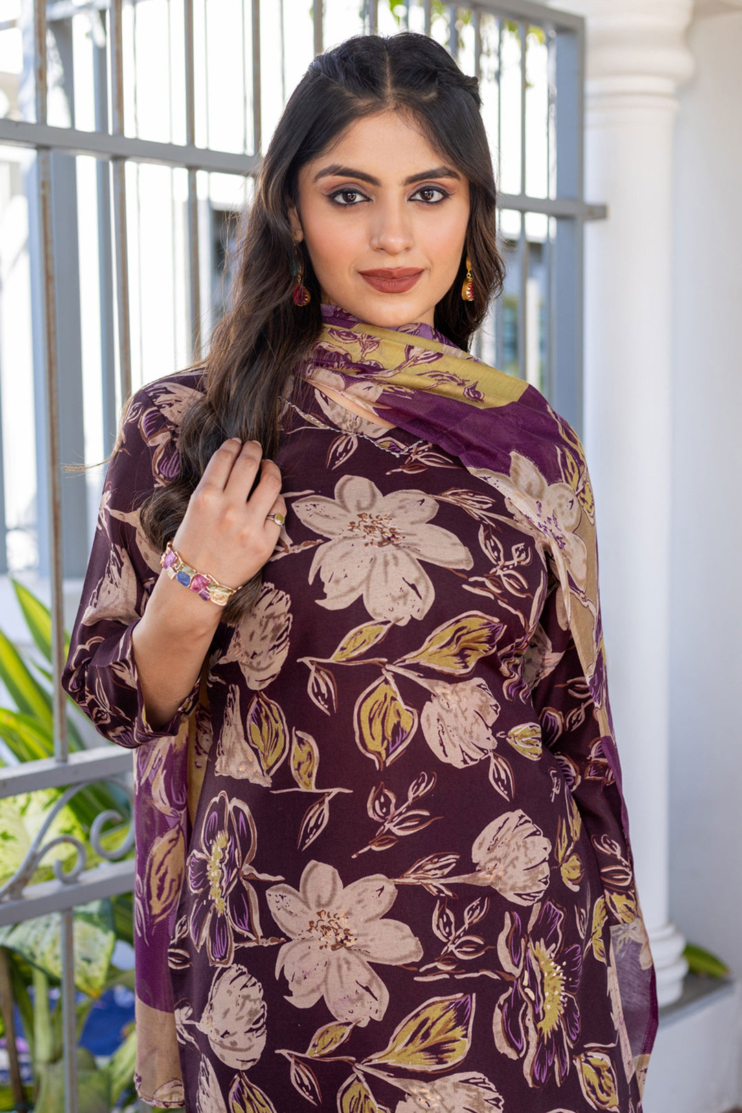 Exclusive Dark Green Color Readymade Salwar Suit In Cotton Fabric | Buy Online India