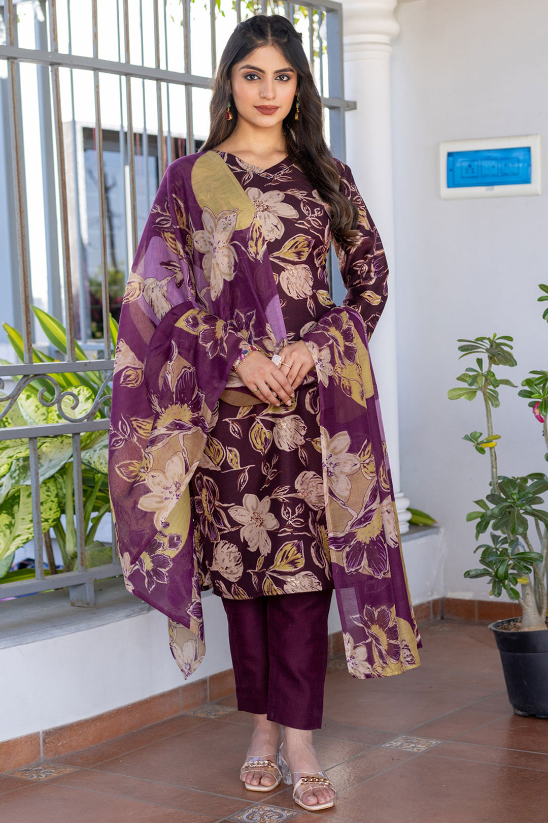 Exclusive Dark Green Color Readymade Salwar Suit In Cotton Fabric | Buy Online India