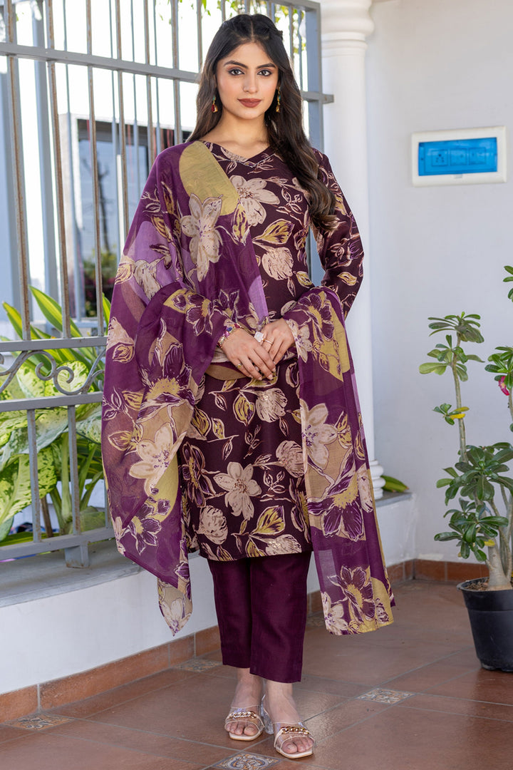 Exclusive Dark Green Color Readymade Salwar Suit In Cotton Fabric | Buy Online India