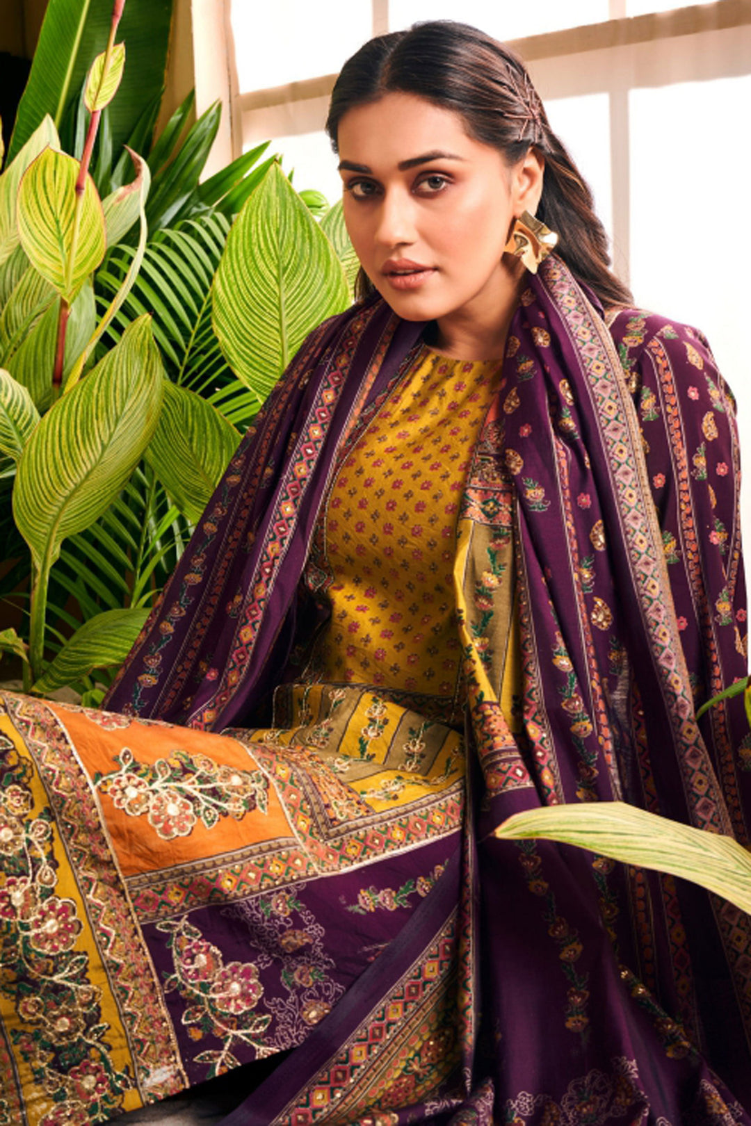 Purple Color Viscose Fabric Casual Awesome Salwar Suit | Buy Online India