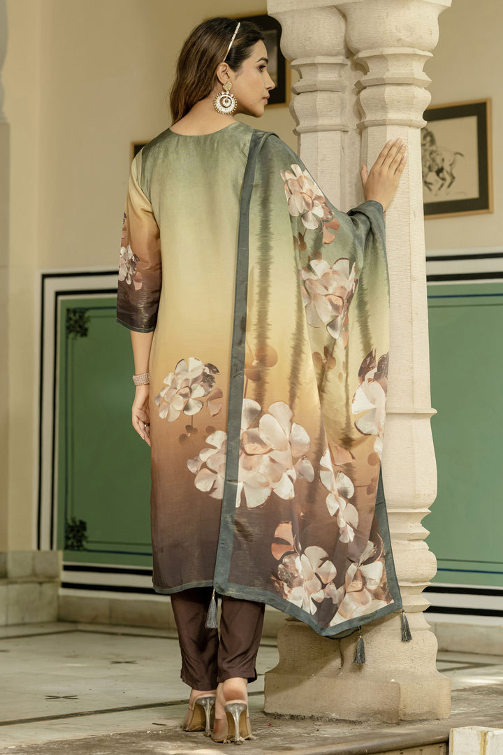 Awesome Fancy Fabric Multi Color Readymade Salwar Suit | Buy Online India