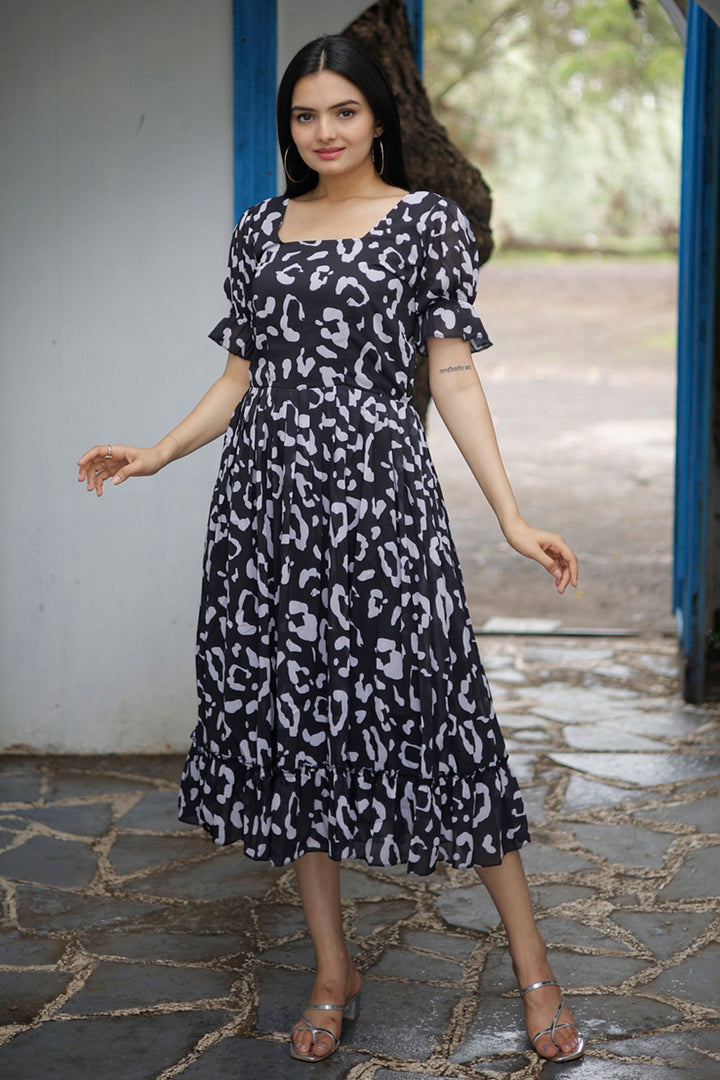 Multi Color Georgette Fabric Party Style Readymade Digital Printed Kurti | Buy Online India