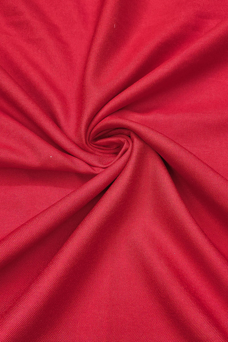 Red Banarasi Cotton Coveted Hand Work Salwar Suit
