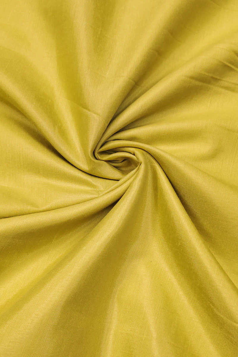 Yellow Hand Work On Banarasi Cotton Stunning Salwar Suit