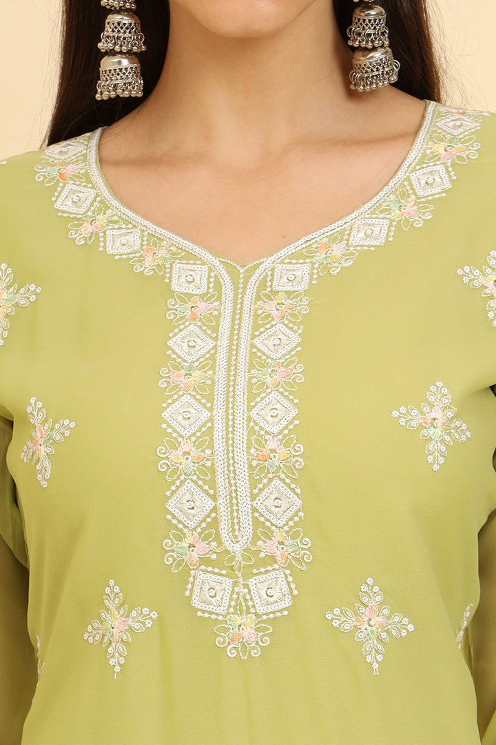 Engaging Khaki Color Readymade Casual Wear Kurti | Buy Online India