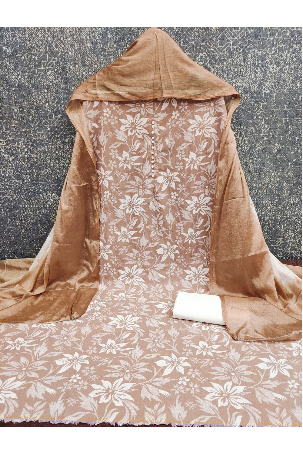 Brown Color Creative Cotton Fabric Salwar Suit | Buy Online India