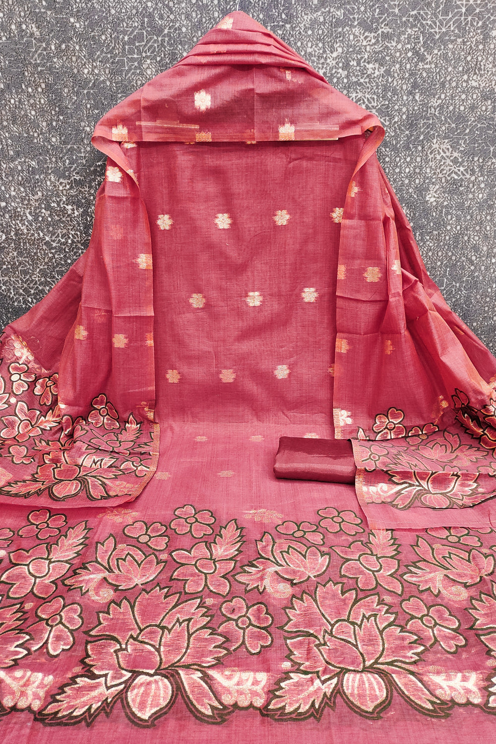 Pink Color Art Silk Glorious Jacquard Salwar Suit | Buy Online India