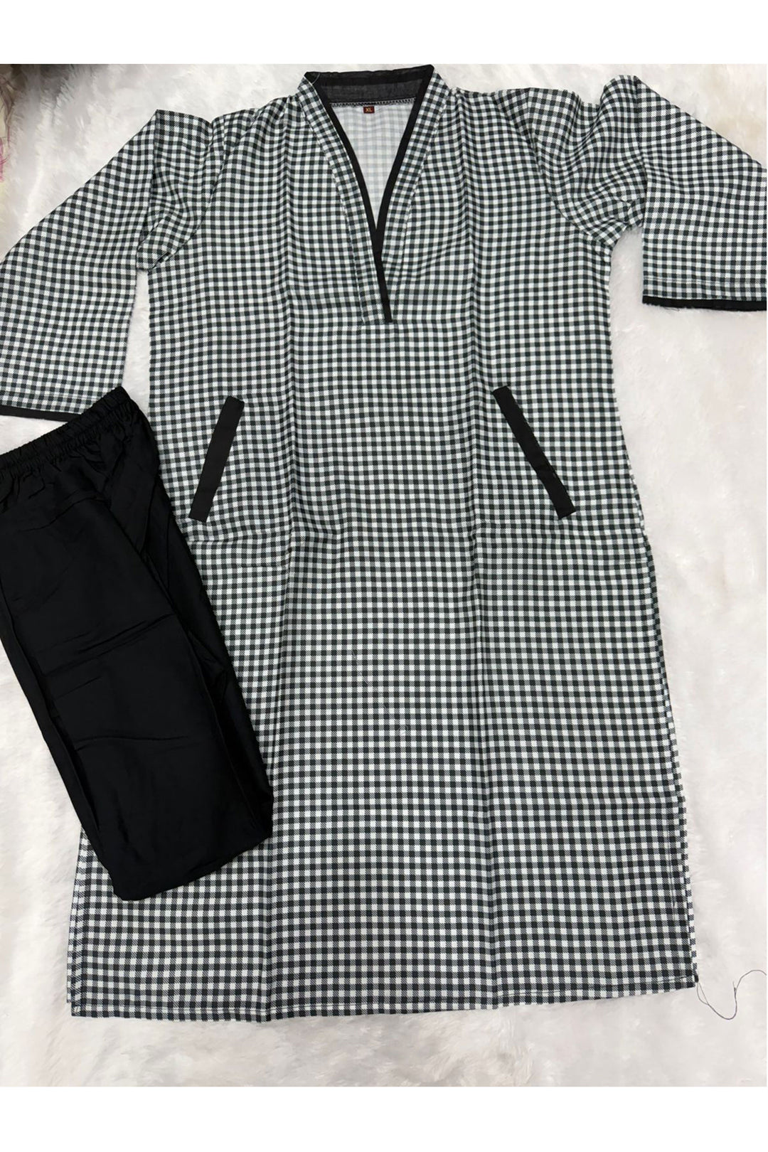 Marvellous Linen Printed Co-Ord Set In Black Color | Buy Online India