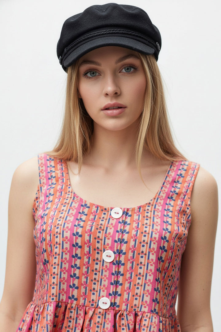 Amazing Pink Color Readymade Short Printed Top