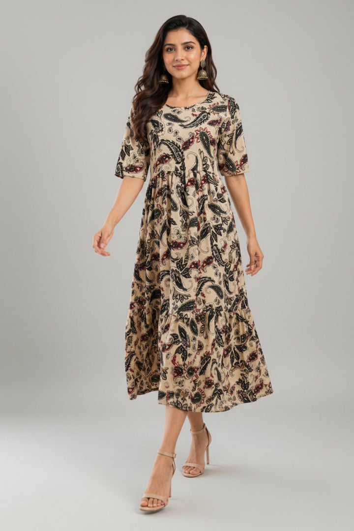Engaging Black Rayon Readymade Long Kurti | Buy Online India
