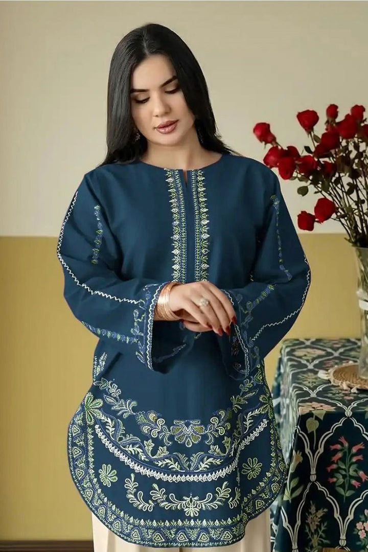 Festive Wear Teal Color Roman Silk Fabric Salwar Suit | Buy Online India