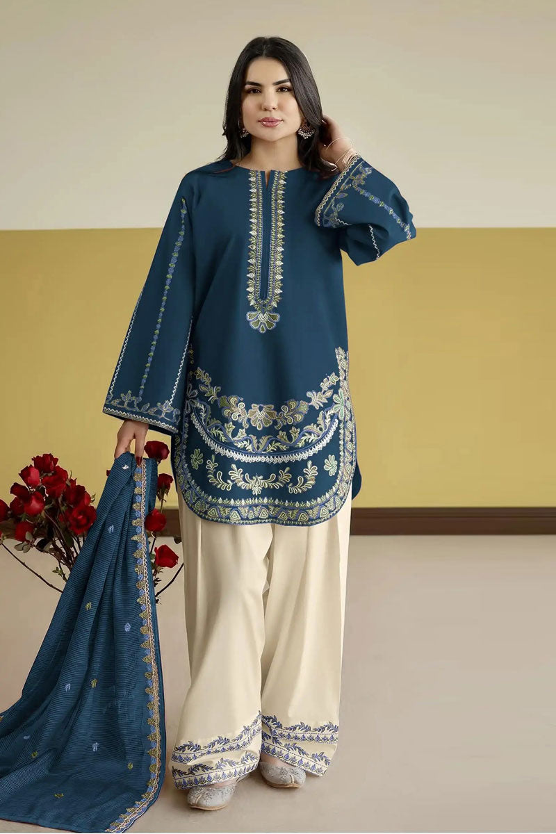 Festive Wear Teal Color Roman Silk Fabric Salwar Suit | Buy Online India