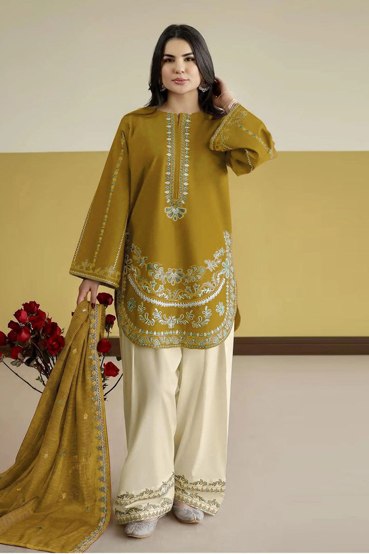 Mustard Color Gorgeous Salwar Suit In Roman Silk Fabric | Buy Online India