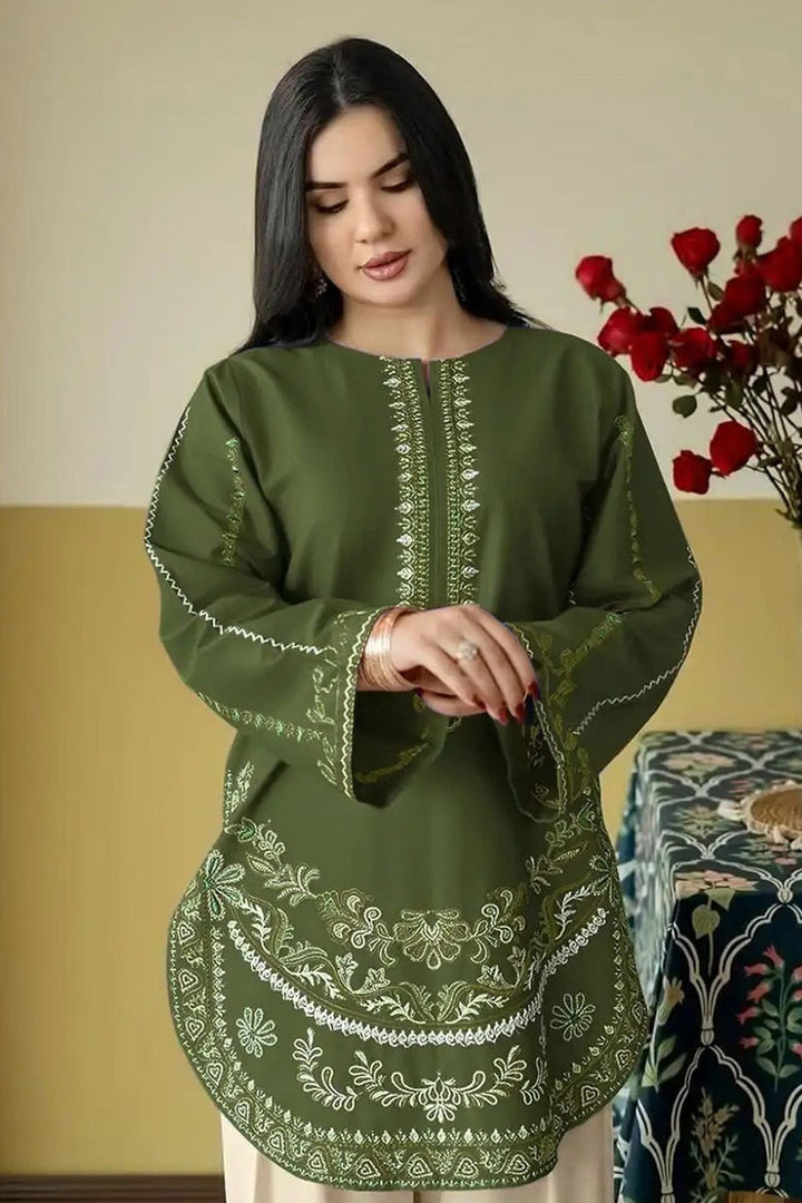 Green Color Roman Silk Fabric Festive Style Salwar Suit | Buy Online India