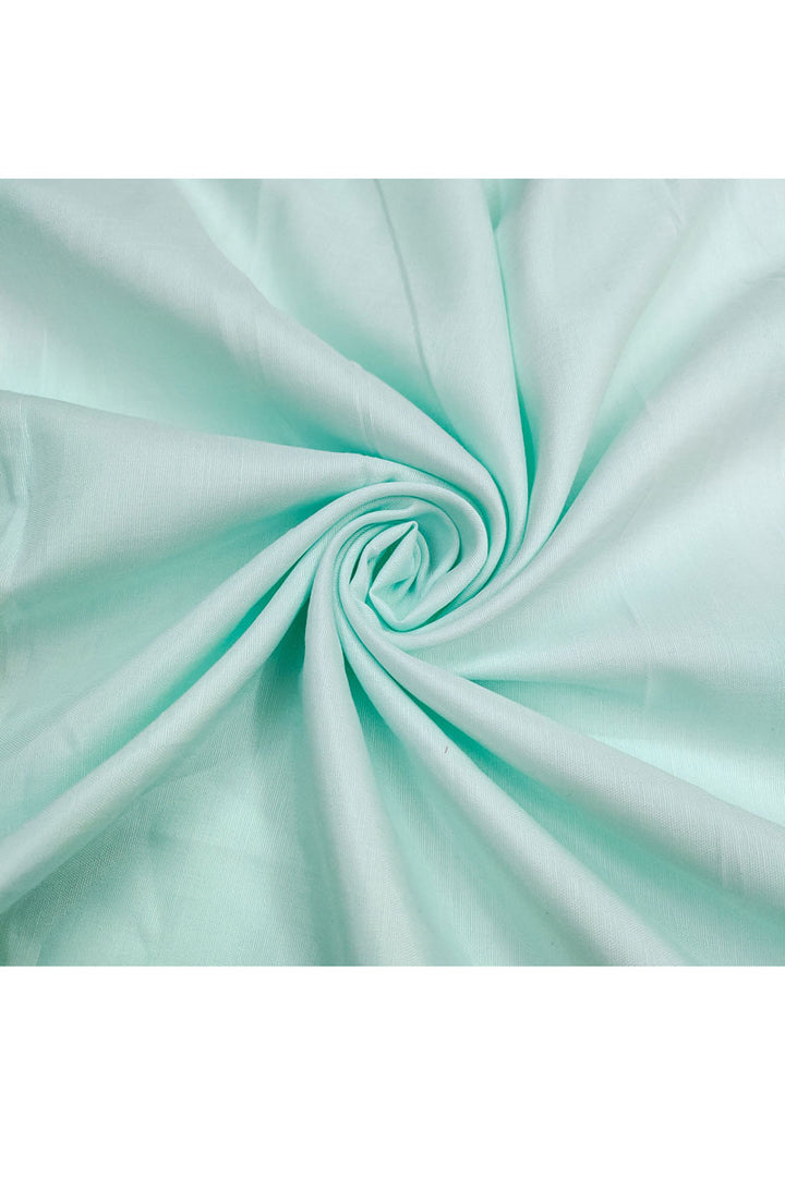 Engaging Sea Green Cotton Floral Printed Salwar Suit