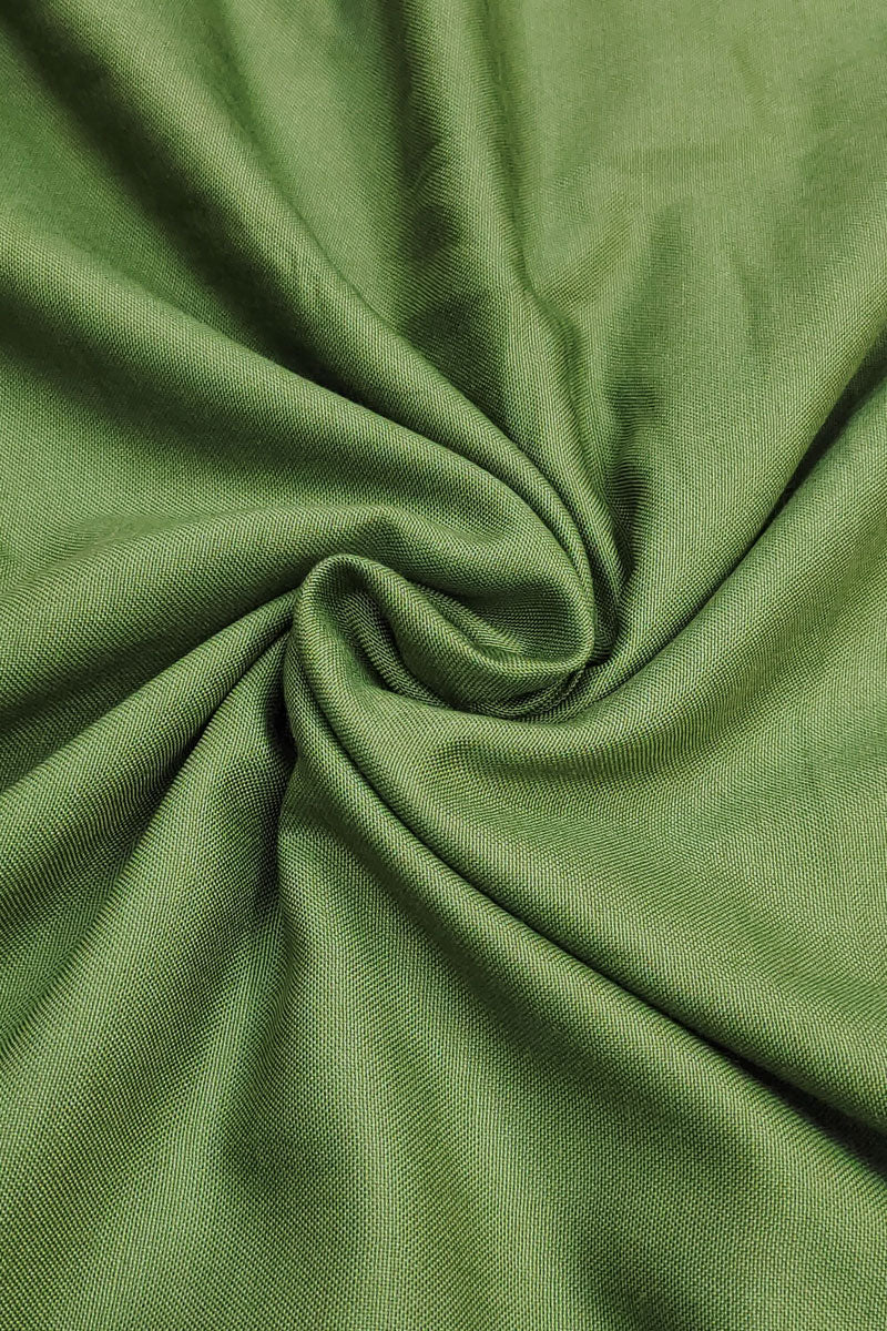 Festive Style Linen Cotton Green Color Salwar Suit