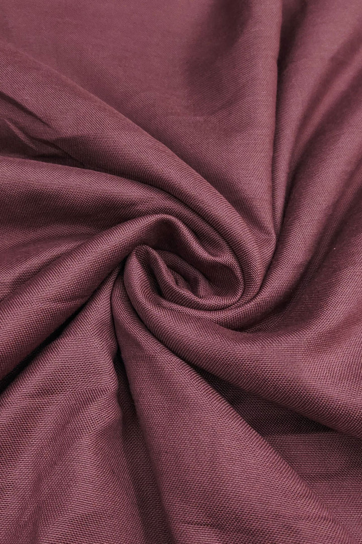 Linen Cotton Wine Color Festive Salwar Suit