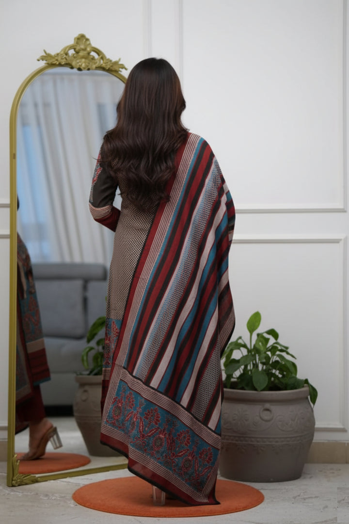 Festive Style Multi Color Readymade Rayon Salwar Suit