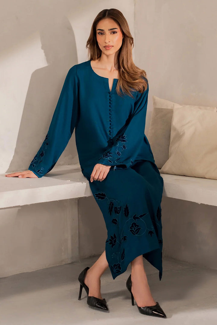 Chanderi Silk Teal Color Festive Style Readymade Salwar Suit