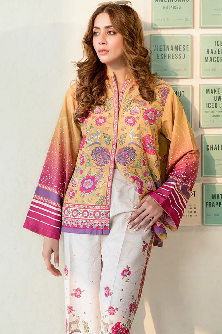 Mustard Color Rayon Readymade Co Ord Set