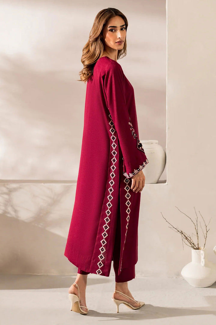 Red Chanderi Silk Readymade Salwar Suit | Buy Online India