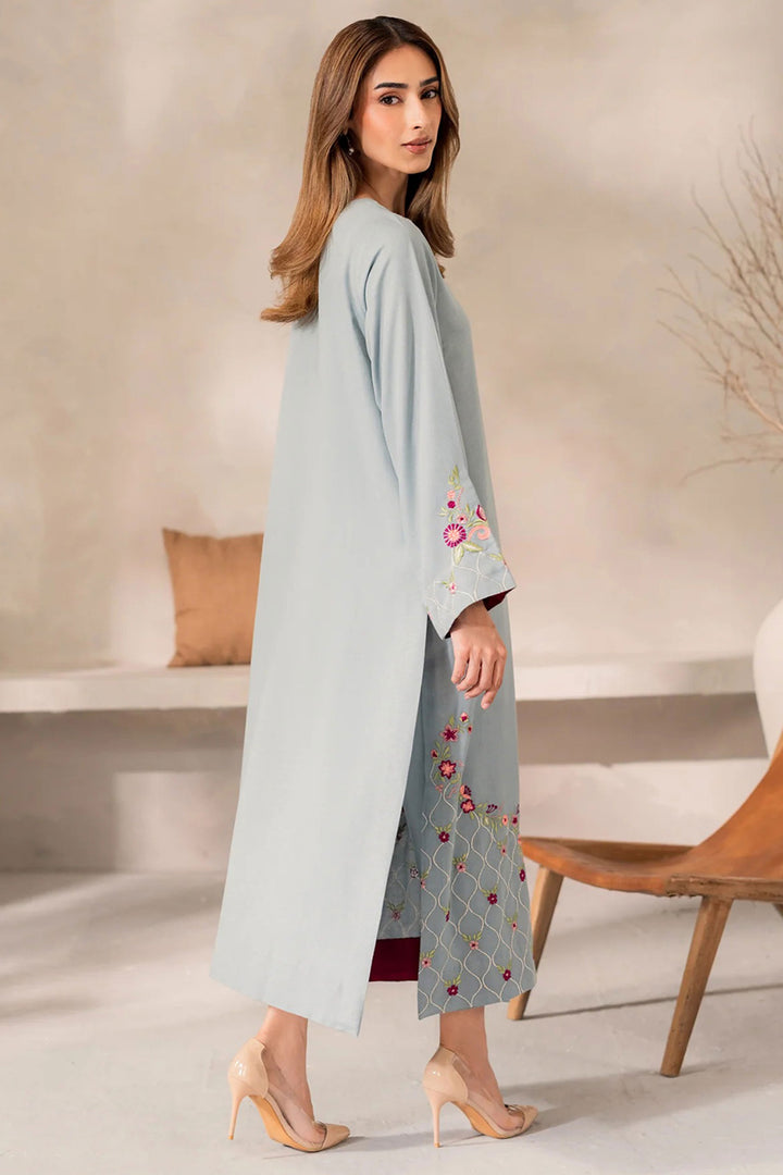 Light Cyan Color Chanderi Silk Readymade Salwar Suit | Buy Online India