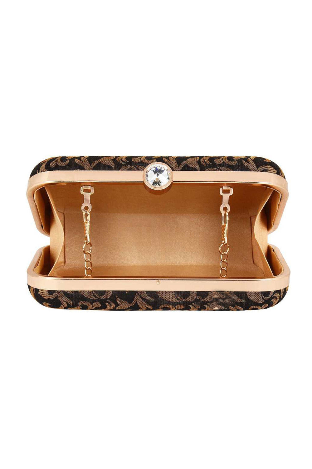 Party Style Fancy Fabric Black Color Excellent Clutch Purses | Buy Online India