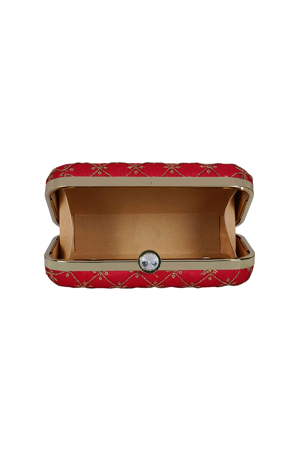 Pink Color Fancy Fabric Party Style Creative Clutch | Buy Online India