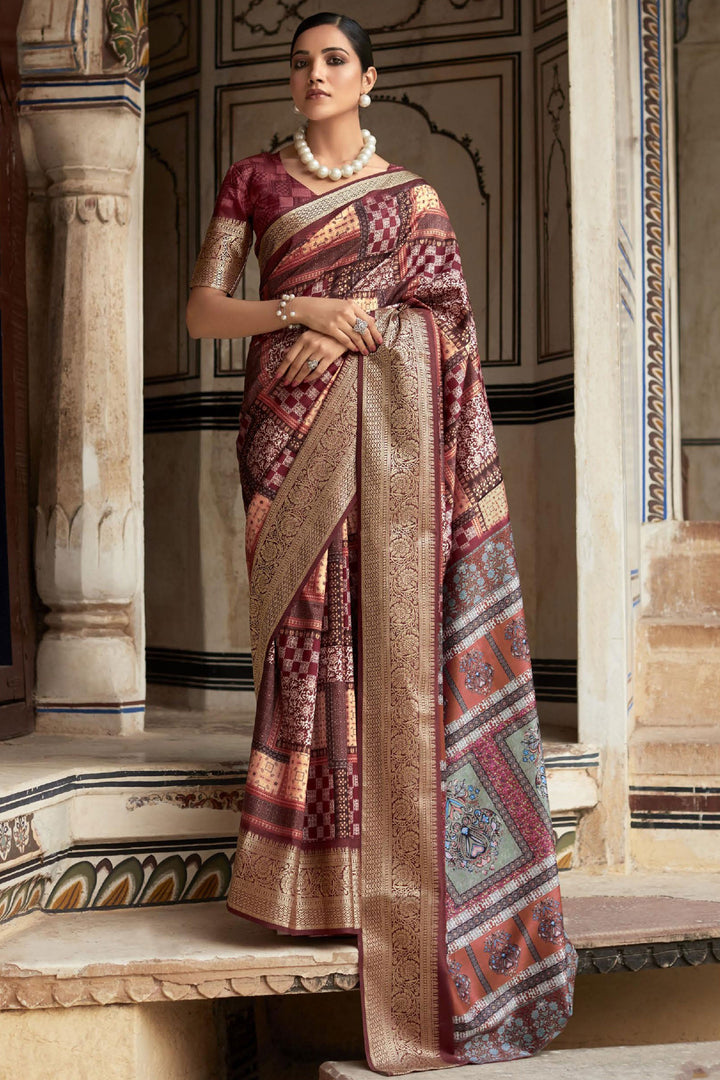 Viscose Fabric Sangeet Wear Wondrous Saree In Multi Color | Buy Online India